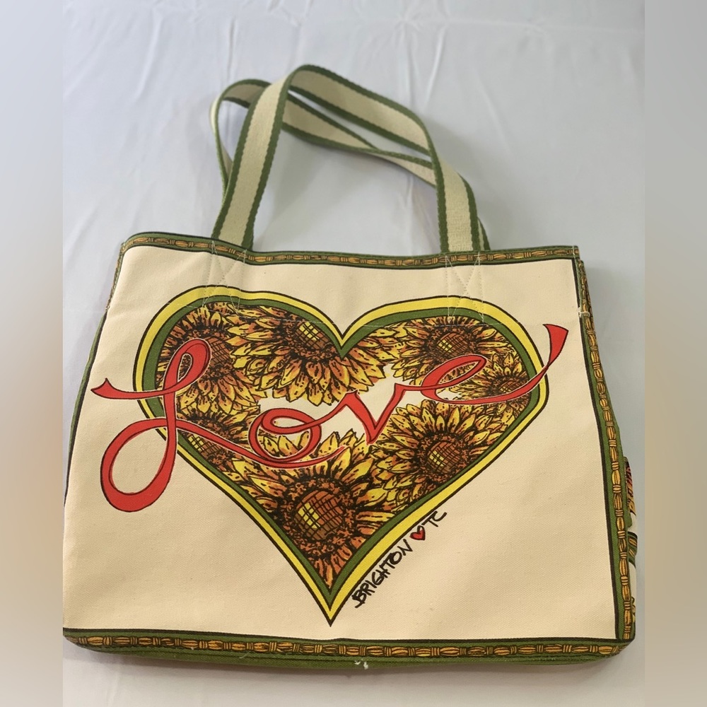 BRIGHTON DESIGNS
Something Wonderful Sunflower Tote. NWOT.